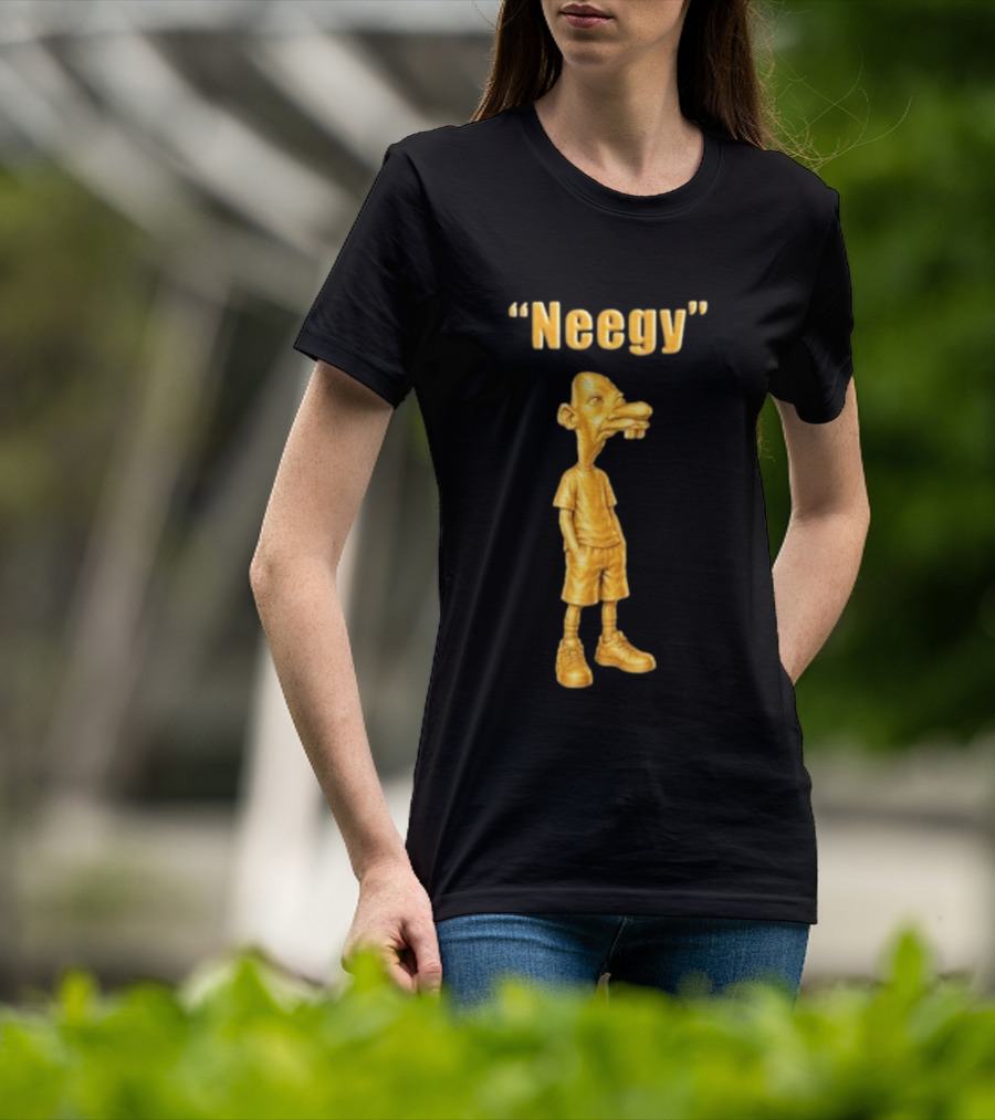 Neegy Energy Tung Tung Vintage Cartoon T-Shirt