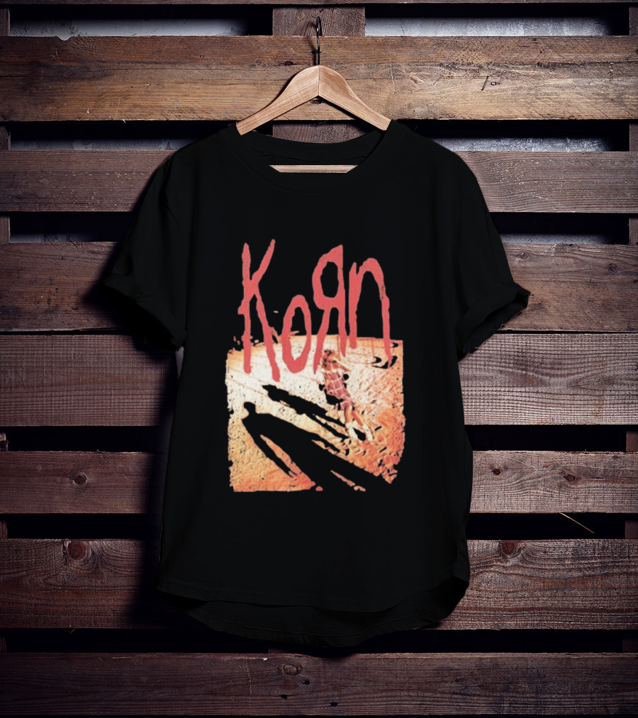 Korn Self Titled Album Cover Art With Distressed Child T-Shirt