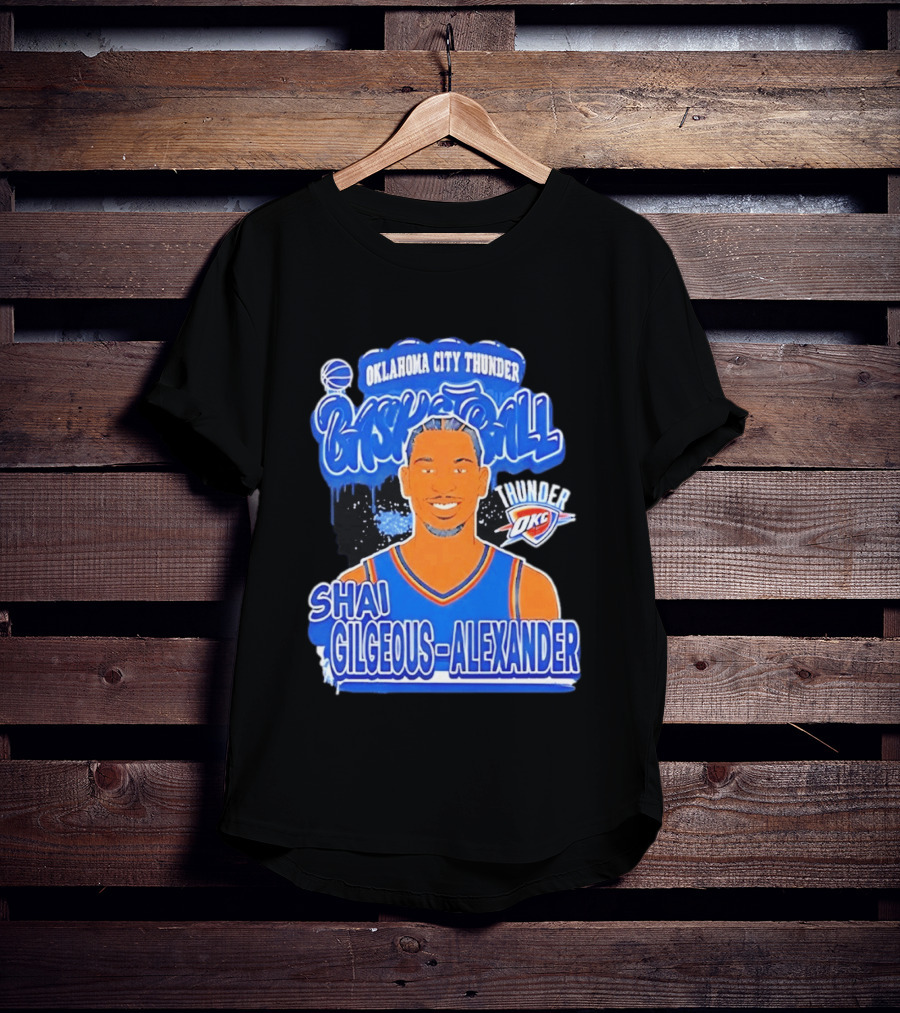 Shai Gilgeous Alexander Oklahoma City Thunder Basketball OKC Thunder T-Shirt