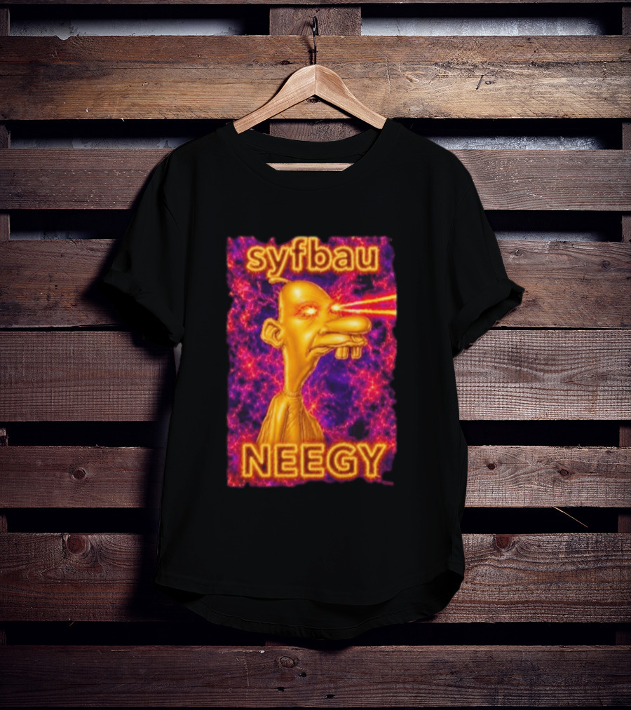 Syfbau Neegy Laser Eyes T-Shirt