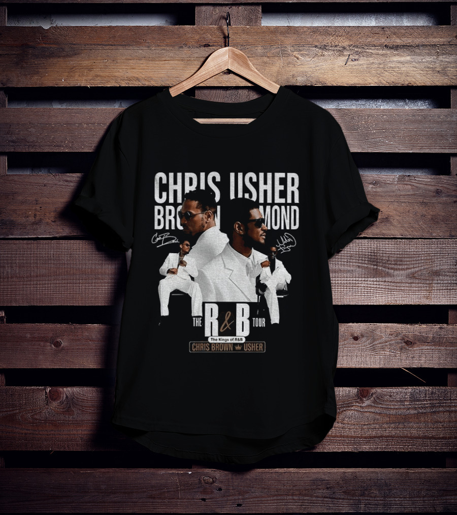 Chris Brown Usher The Kings Of R&B Tour 2026 T-Shirt