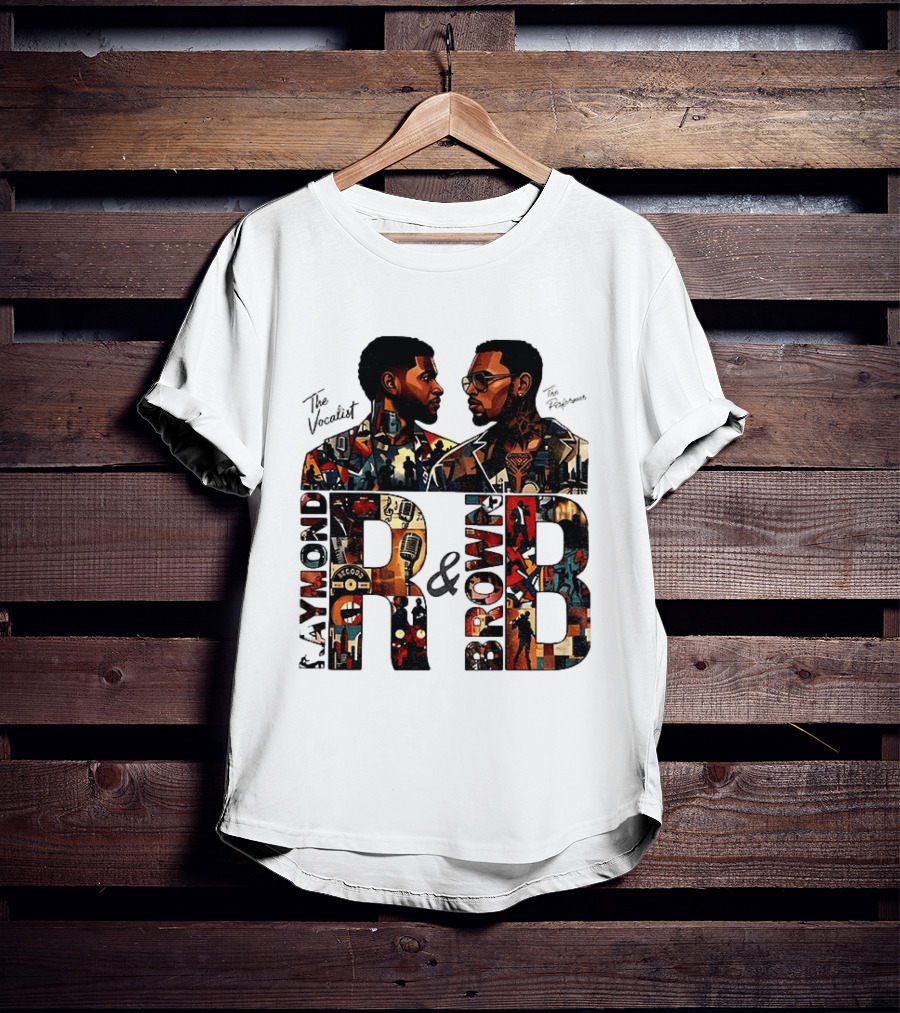 Usher Chris Brown Raymond R And B Tour 2026 Concert Hip Hop The Vocalist The Performer T-Shirt