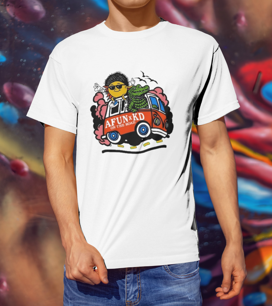 Kitchen Dwellers Andy Frasco AFUN X KD Tour 2026 On The Road Bus Adventure T-Shirt