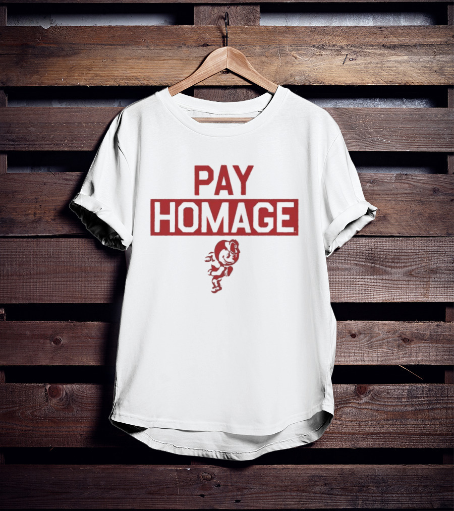Ohio State Buckeyes NCAA Pay Homage Running Brutus T-Shirt