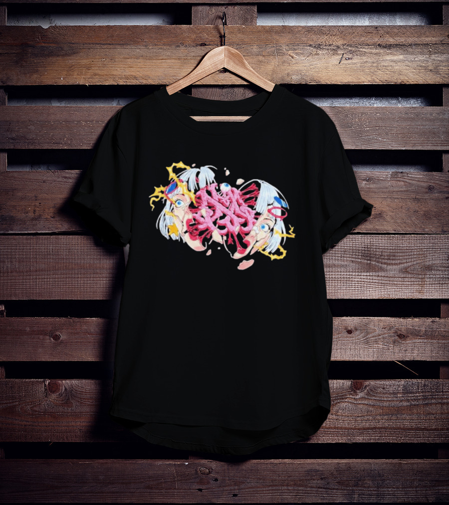 Hghmnds Head Split Surreal Pop Art Explosion T-Shirt