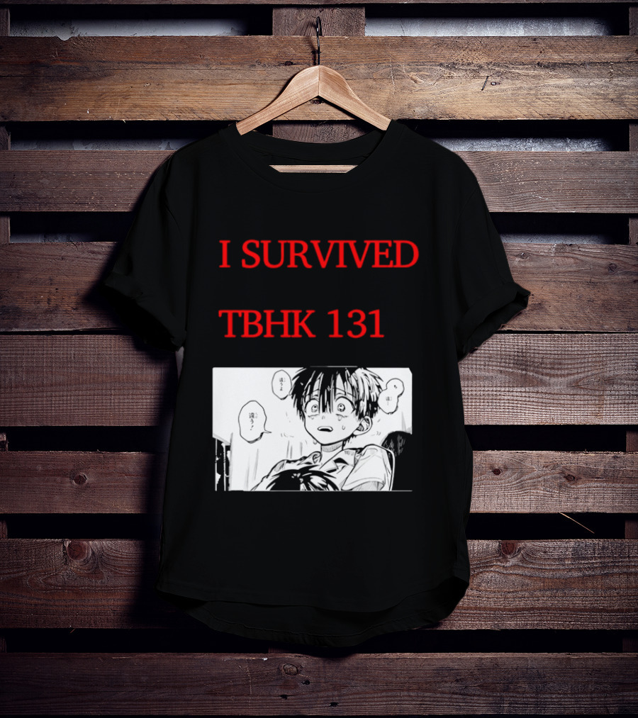 I Survived Tbhk 131 Crying Boy Manga Panel Japanese Comic Scene T-Shirt