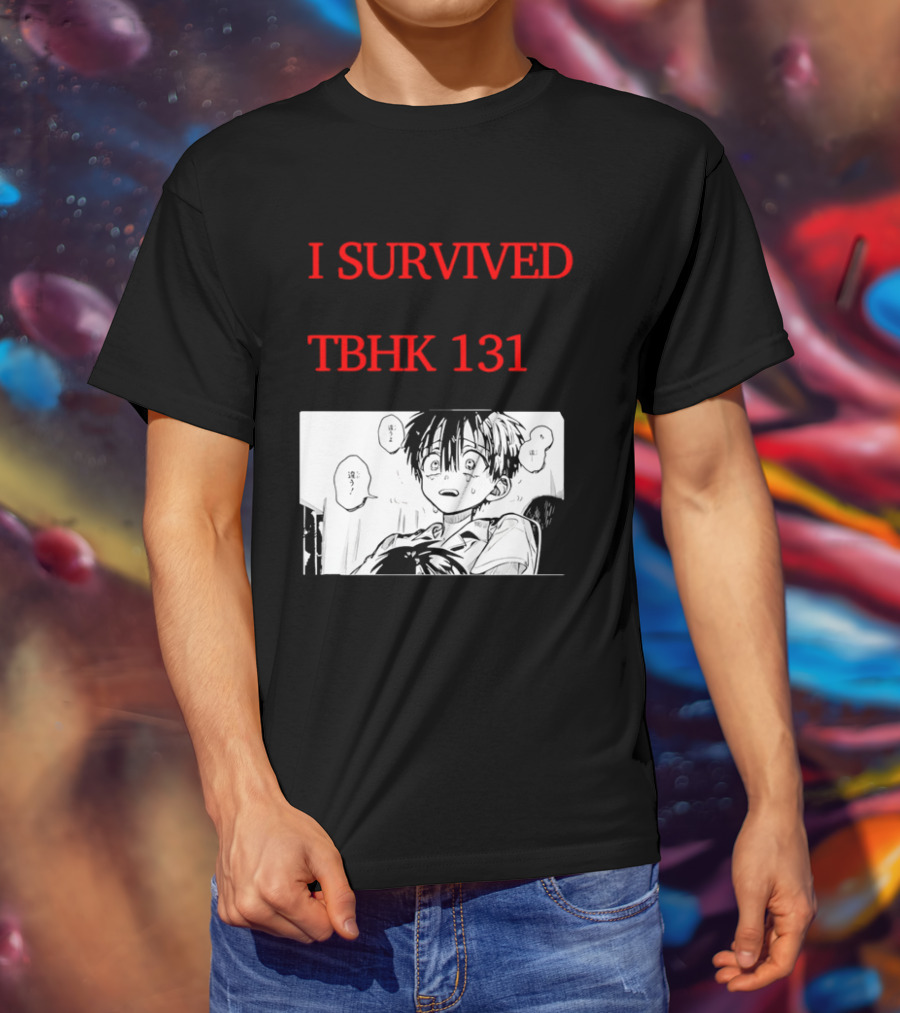 I Survived Tbhk 131 Crying Boy Manga Panel Japanese Comic Scene T-Shirt