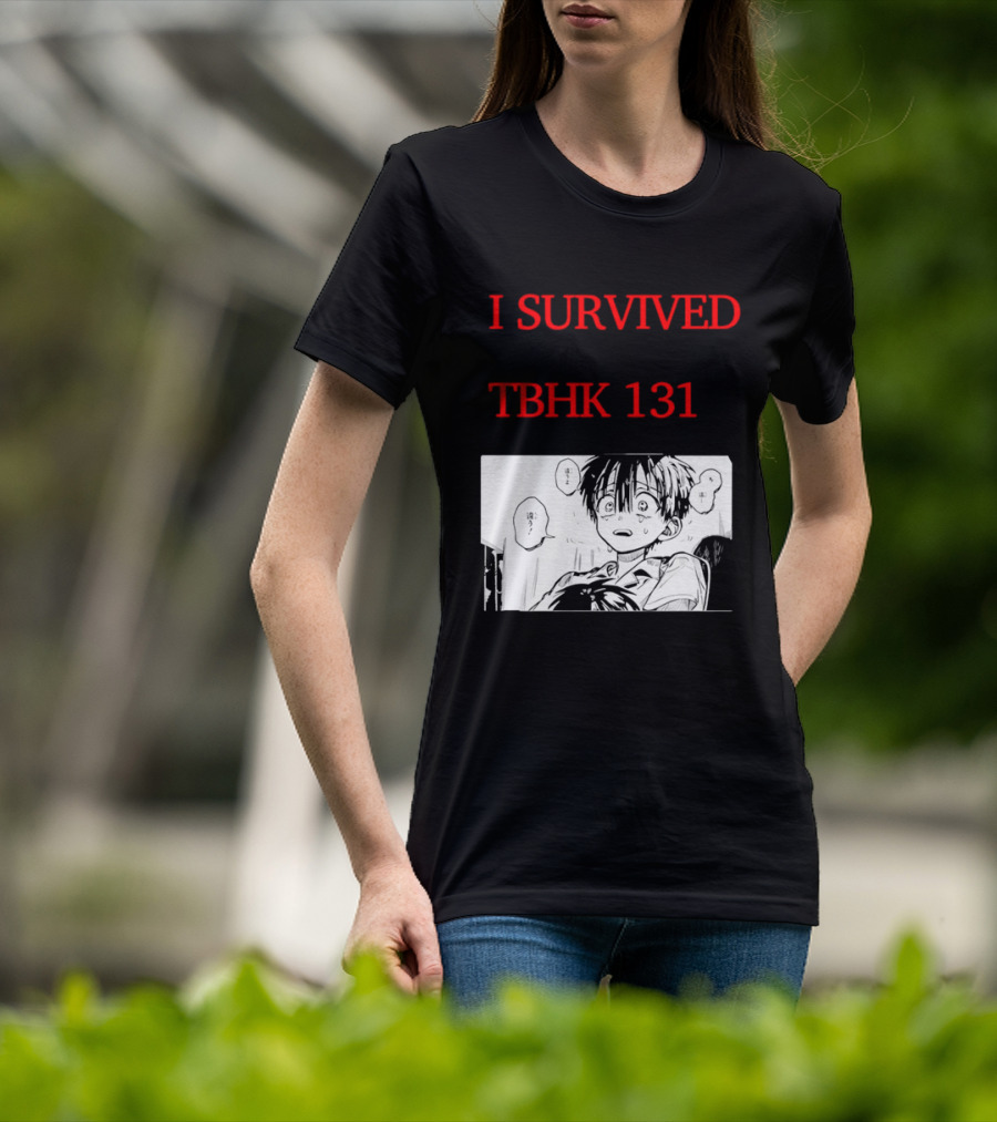 I Survived Tbhk 131 Crying Boy Manga Panel Japanese Comic Scene T-Shirt
