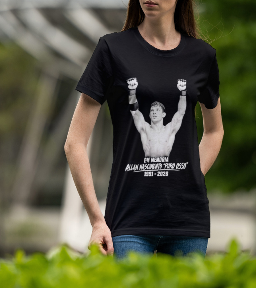 Ian Machado Garry Em Memória Allan Nascimento Puro Osso 1990 2026 T-Shirt