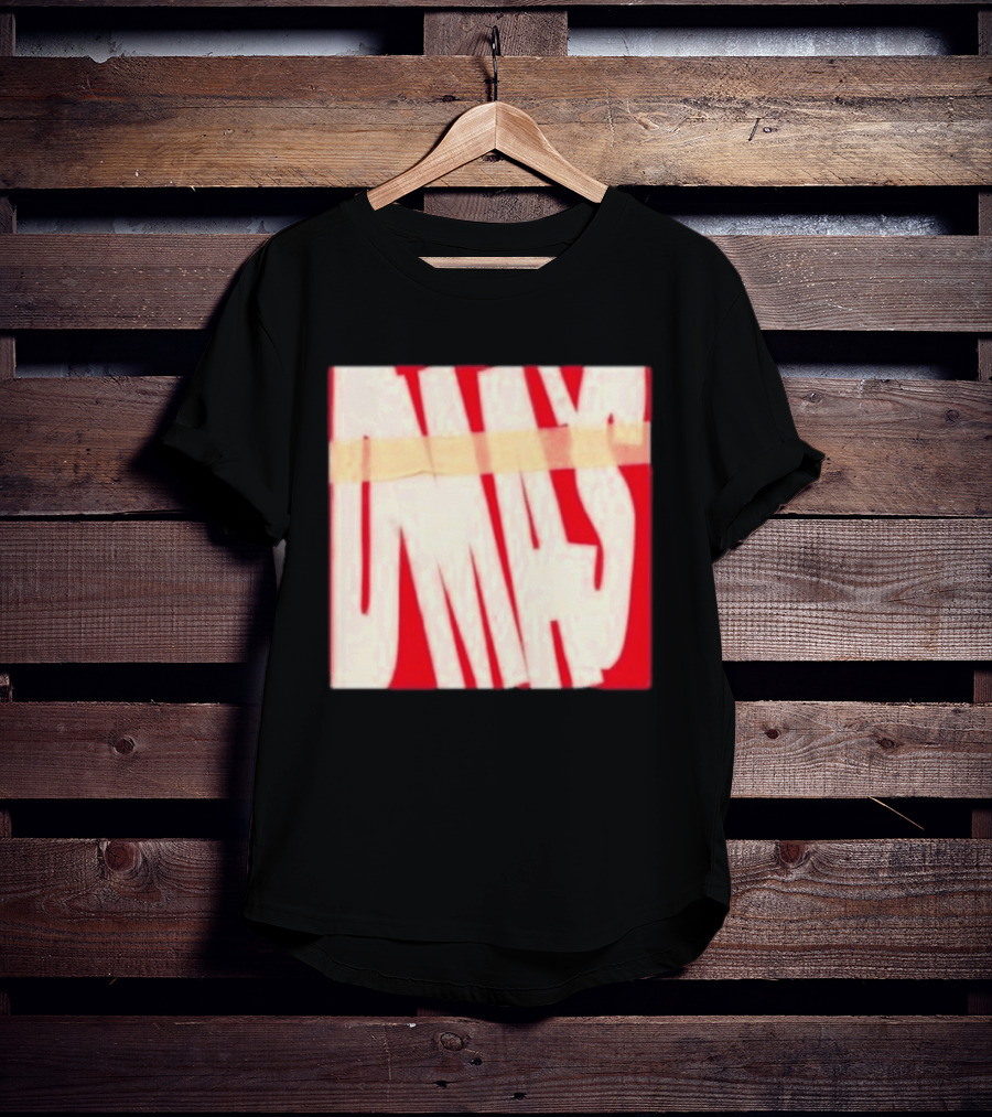 DMA's DMA's Album Cover Art Distorted Red White T-Shirt