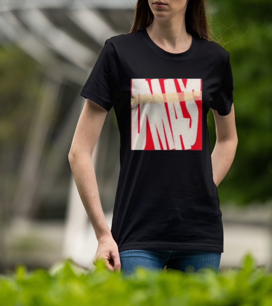 DMA's DMA's Album Cover Art Distorted Red White T-Shirt
