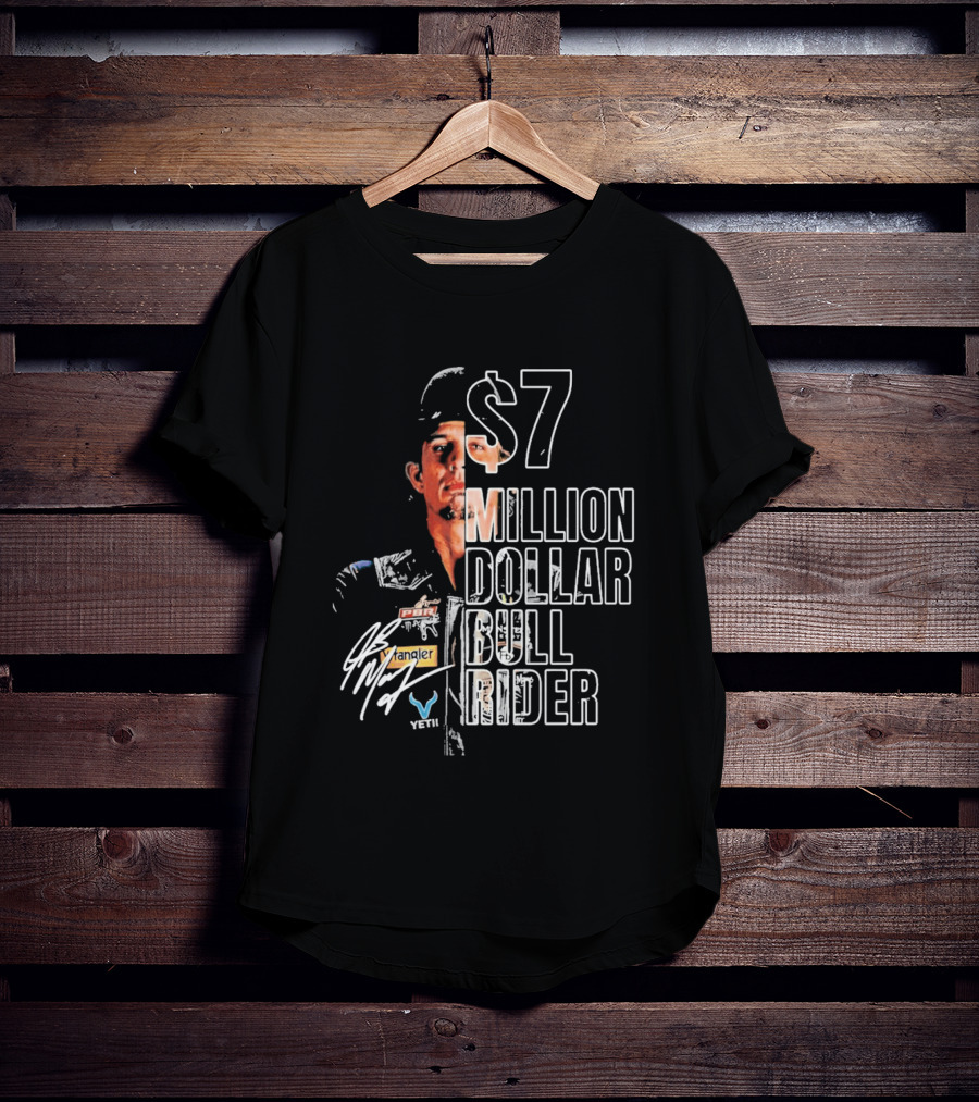 J B Mauney PBR $7 Million Dollar Bull Rider T-Shirt