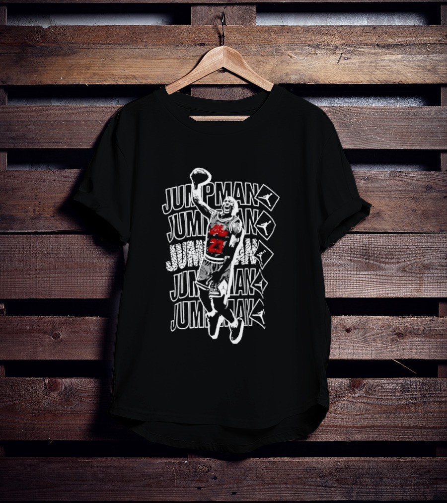 Jumpman Basketball Player Dunking T-Shirt