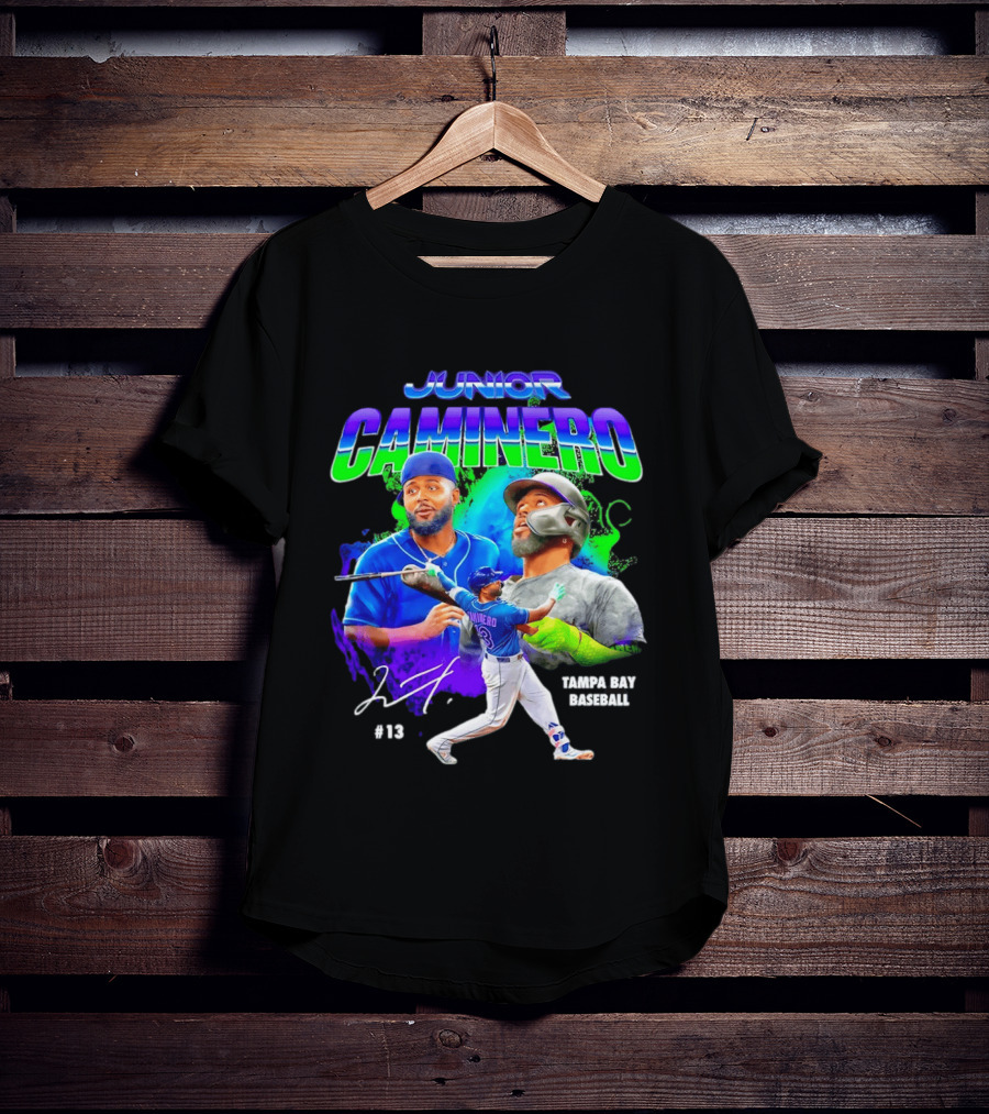 Junior Caminero Tampa Bay Baseball #13 2026 T-Shirt