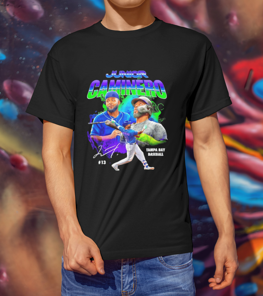Junior Caminero Tampa Bay Baseball #13 2026 T-Shirt