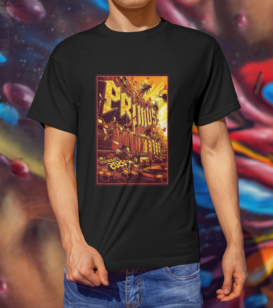 Primus O2 Victoria Warehouse Manchester UK 17th August 2026 T-Shirt