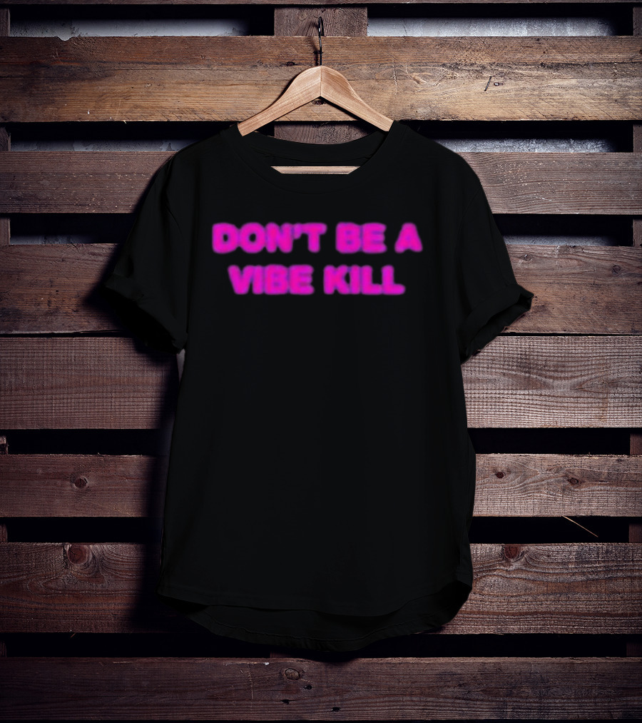 Madonna Don't Be A Vibe Kill Pink T-Shirt