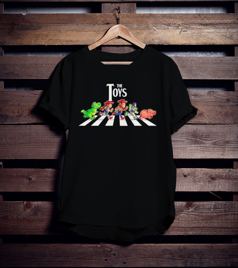 Rex Jessie Woody Buzz Lightyear Hamm The Toys Abbey Road T-Shirt