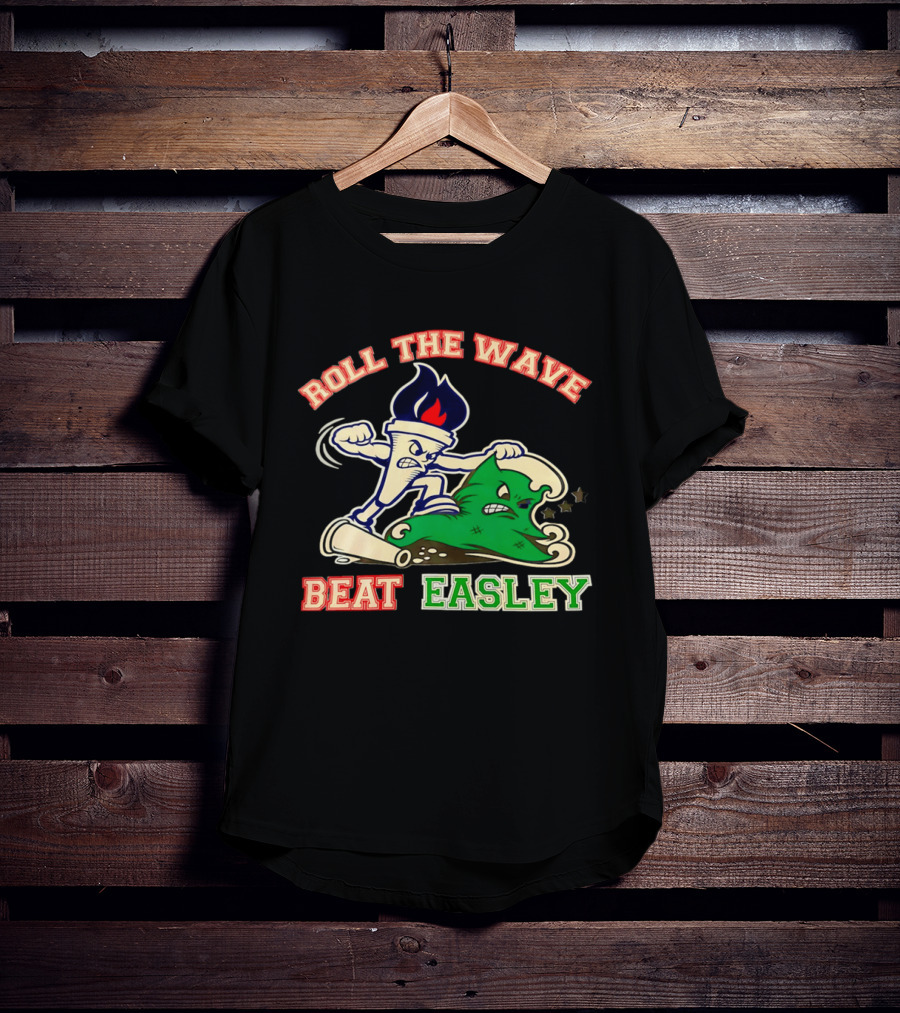 Roll The Wave Beat Easley Torch Green Wave T-Shirt
