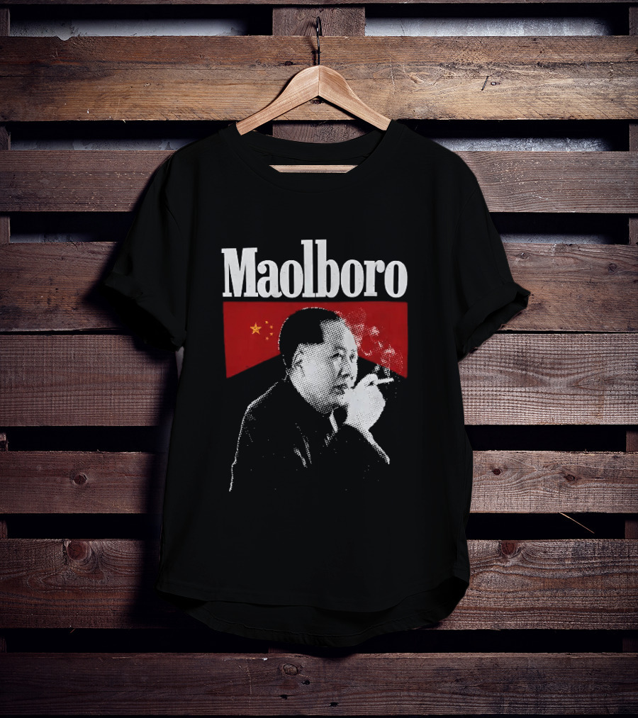 Maolboro Smoking Chairman Mao Zedong Communist T-Shirt