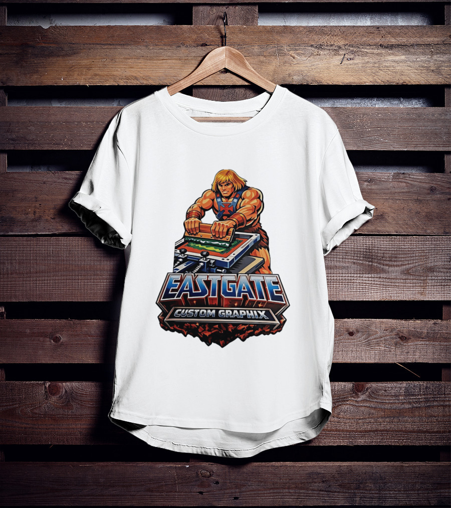 Eastgate Custom Graphix He Man Screen Printing T-Shirt