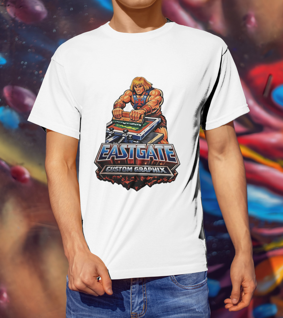 Eastgate Custom Graphix He Man Screen Printing T-Shirt