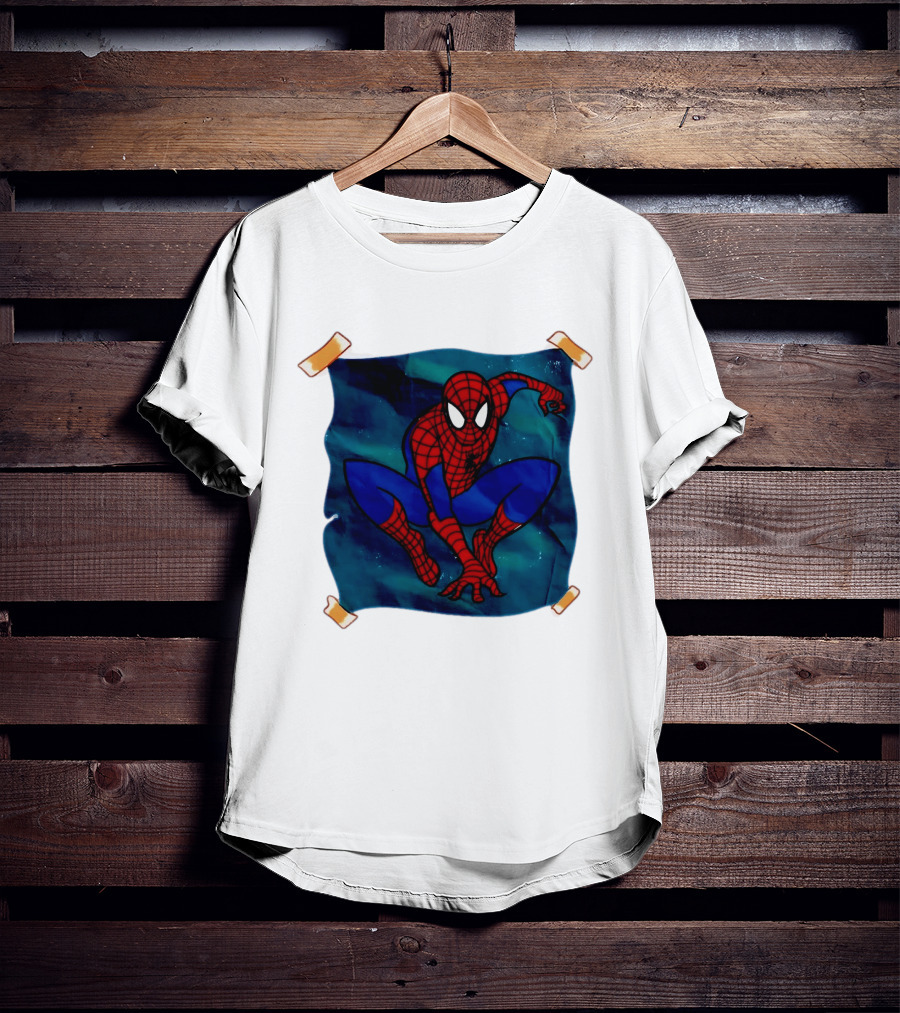 Spider Man Marvel Comics Superhero Iconic Action Pose T-Shirt