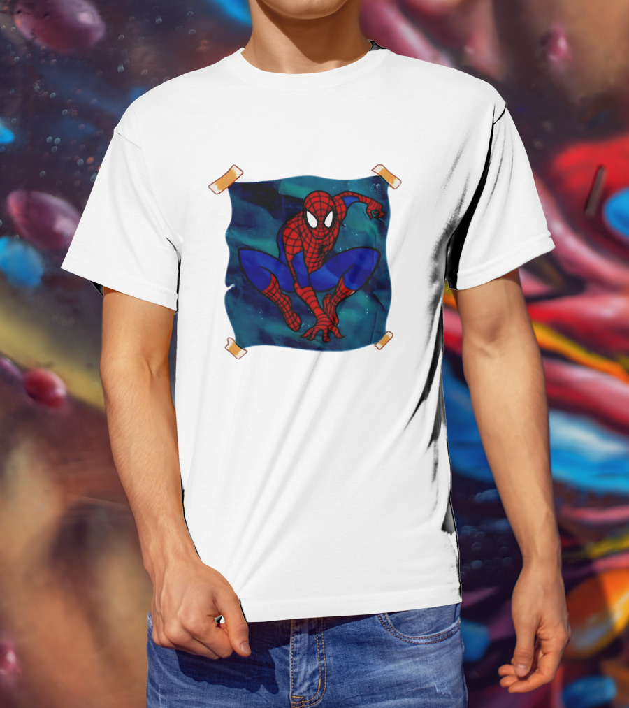Spider Man Marvel Comics Superhero Iconic Action Pose T-Shirt