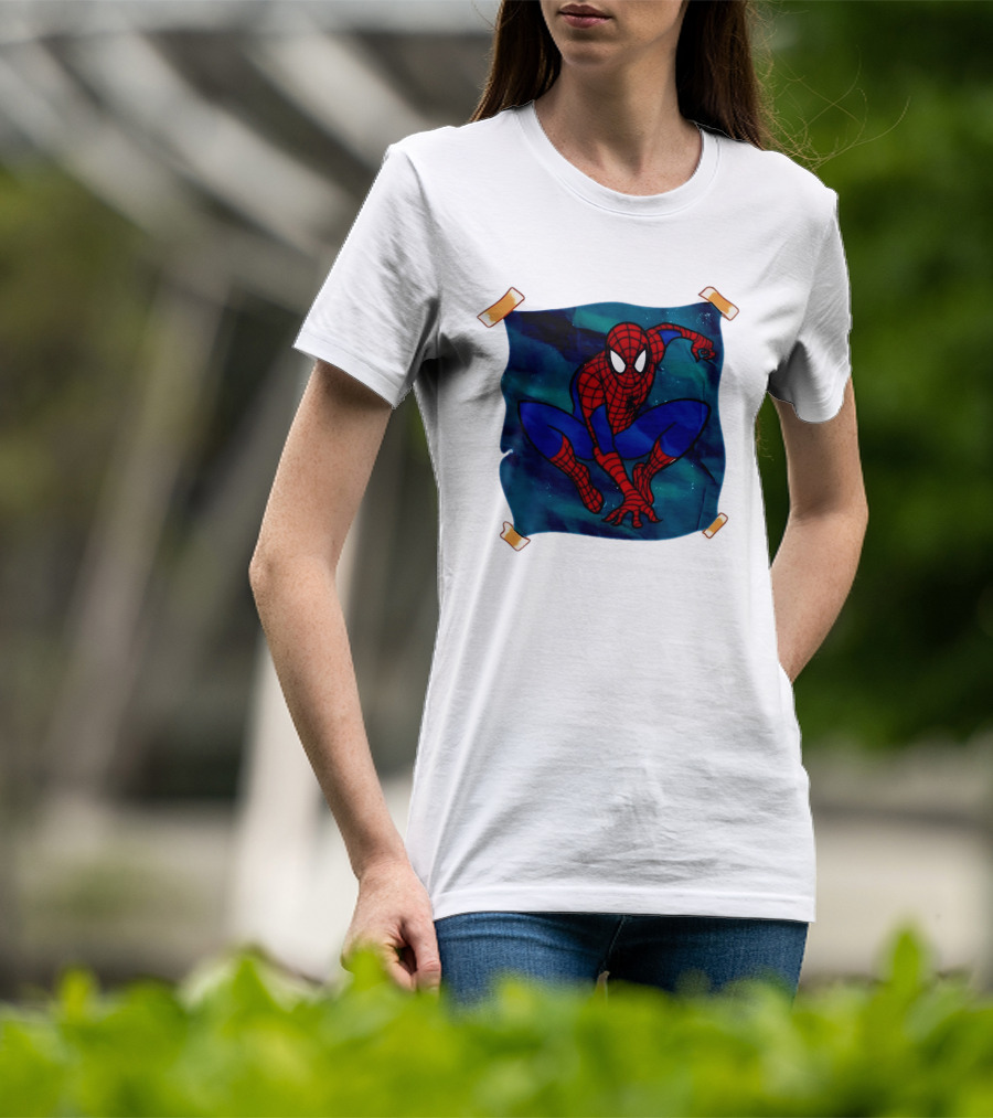 Spider Man Marvel Comics Superhero Iconic Action Pose T-Shirt