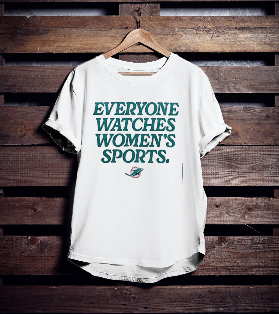Miami Dolphins Everyone Es Women's Sports T-Shirt