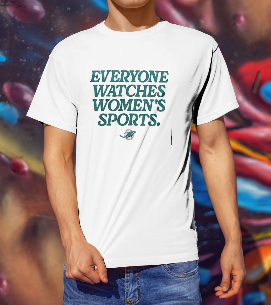 Miami Dolphins Everyone Es Women's Sports T-Shirt