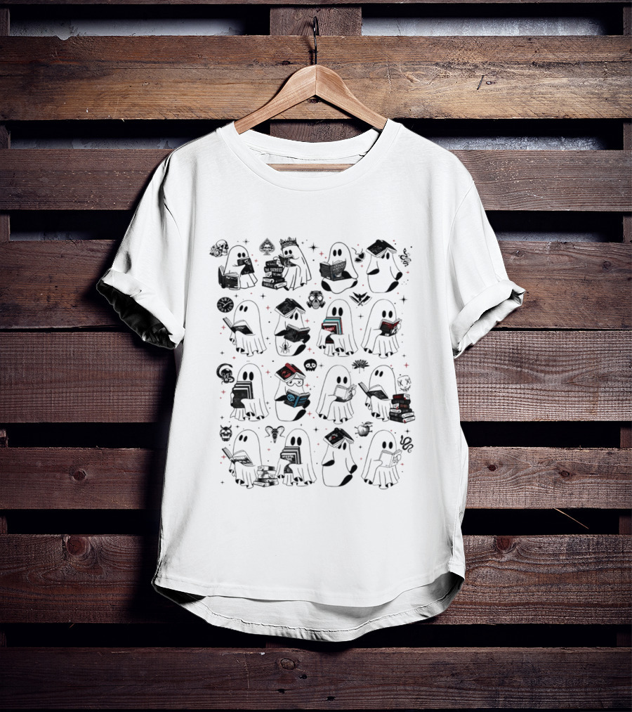 The Sacrifice The Sinner Sabotage Still Beating Lights Out Ghost Reading Books T-Shirt