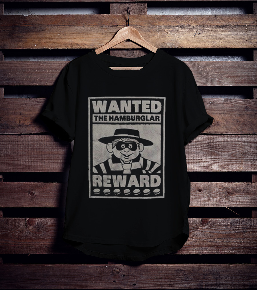 Wanted The Hamburglar Reward Wanted T-Shirt