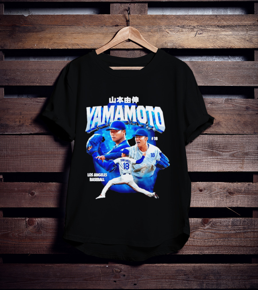 Yamamoto #18 Los Angeles Baseball 2026 T-Shirt