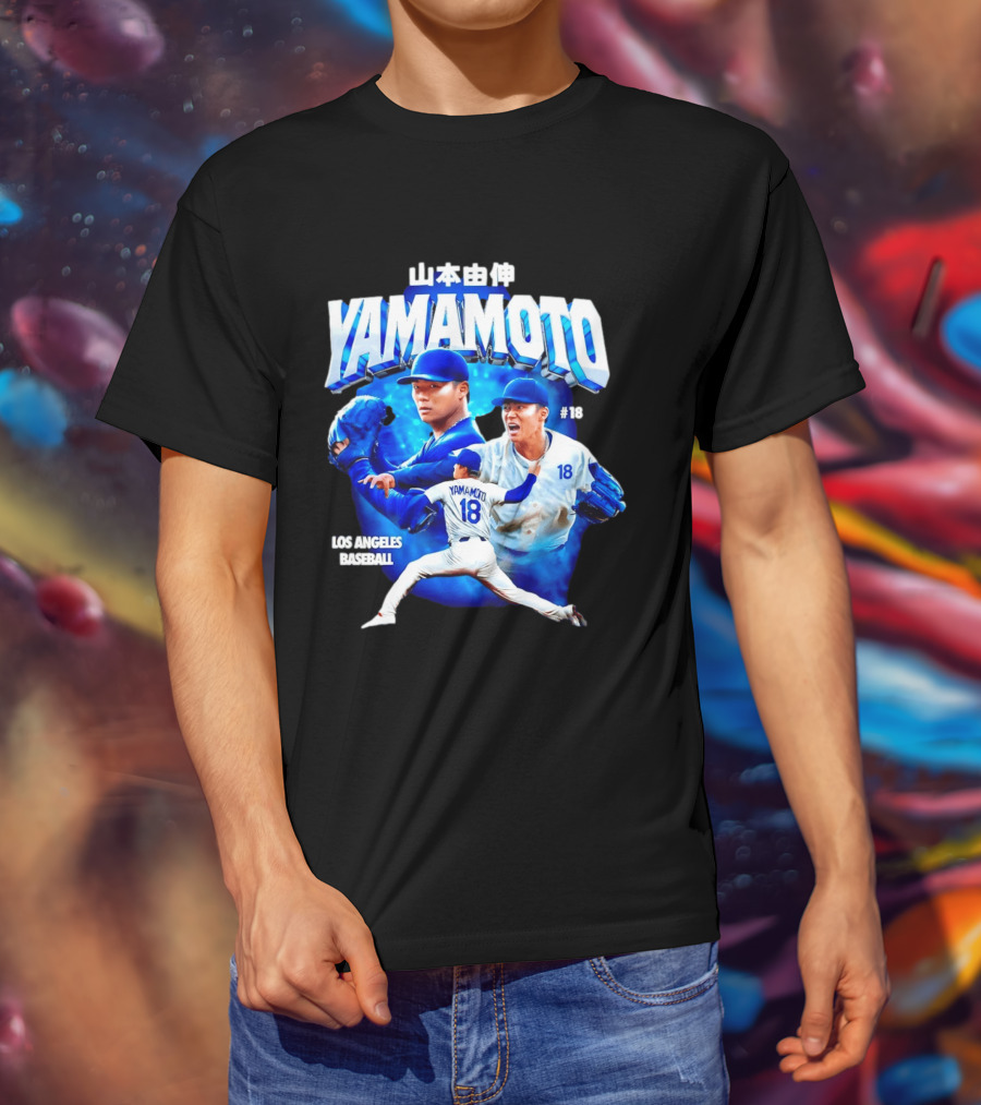 Yamamoto #18 Los Angeles Baseball 2026 T-Shirt