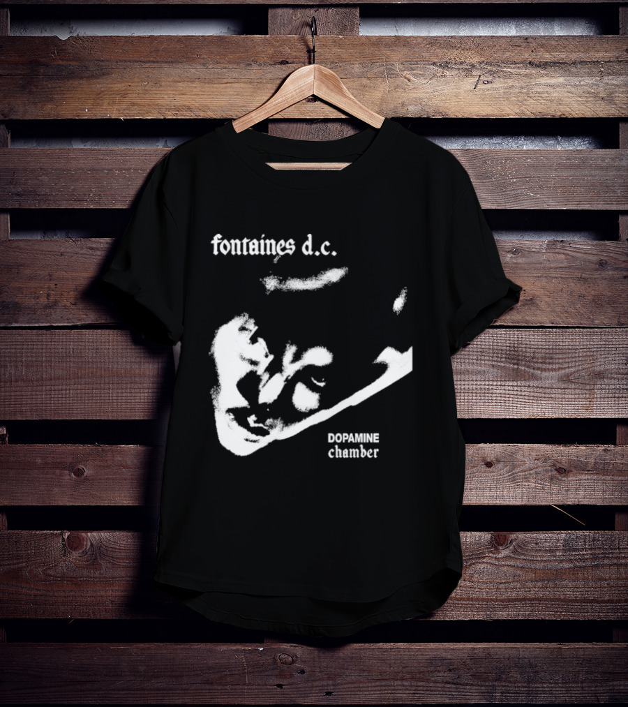 Fontaines D.C. Dopamine Chamber Black And White T-Shirt