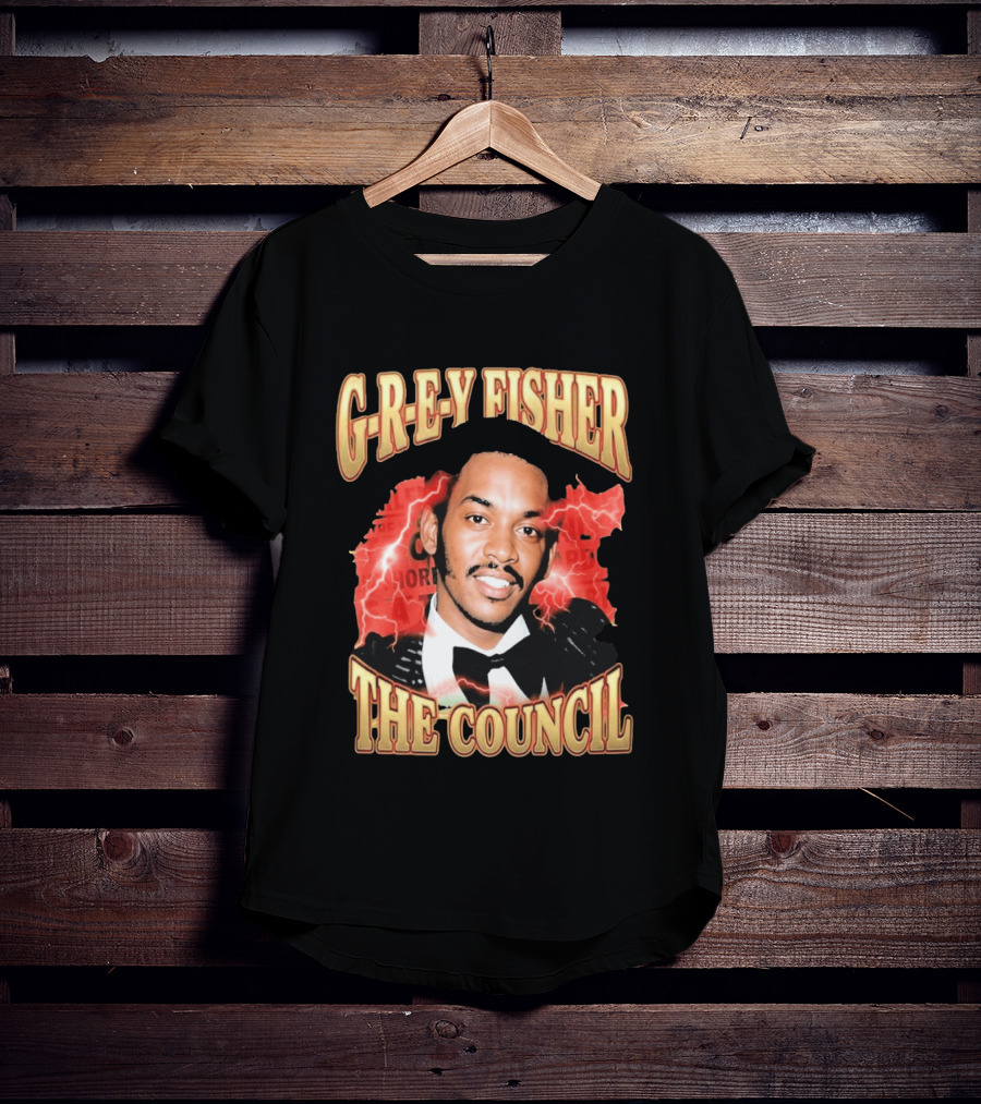 G REY Fisher The Council T-Shirt