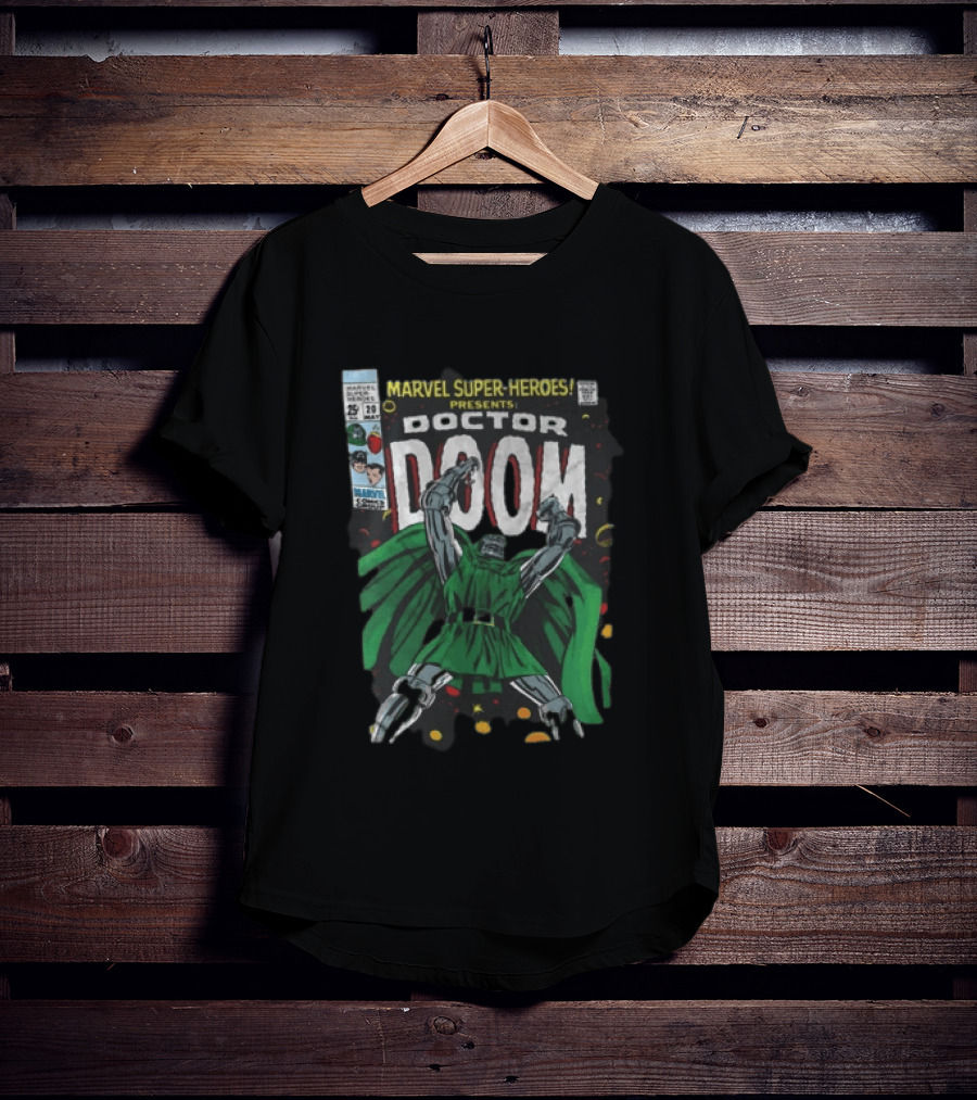 Marvel Super Heroes Presents Doctor Doom Comic Cover T-Shirt