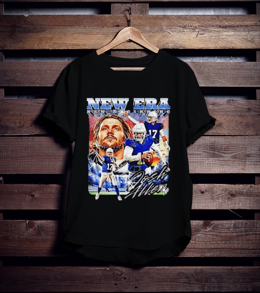 New Era Josh Allen Football Quarterback Action Number 17 Montage T-Shirt