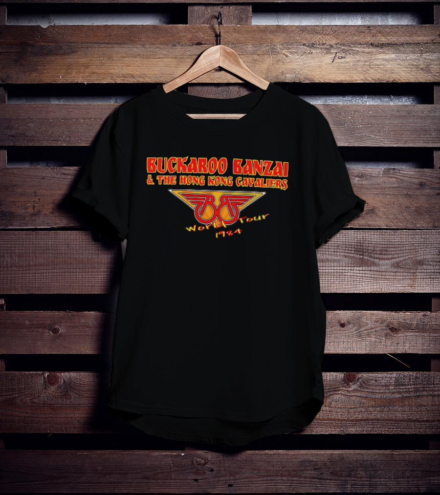 Buckaroo Banzai And The Hong Kong Cavaliers World Tour 1984 Retro BB Wings T-Shirt