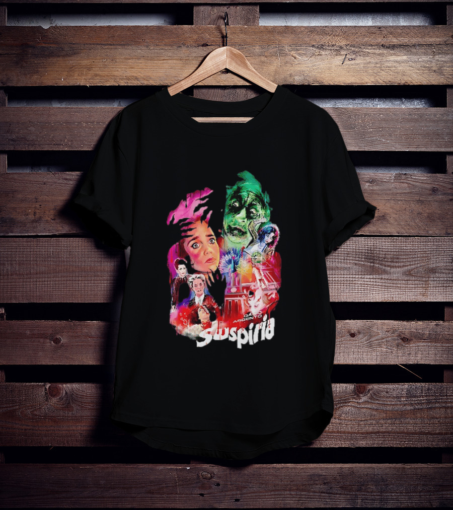 Suspiria Dario Argento Horror Collage Death Is Coming For You T-Shirt