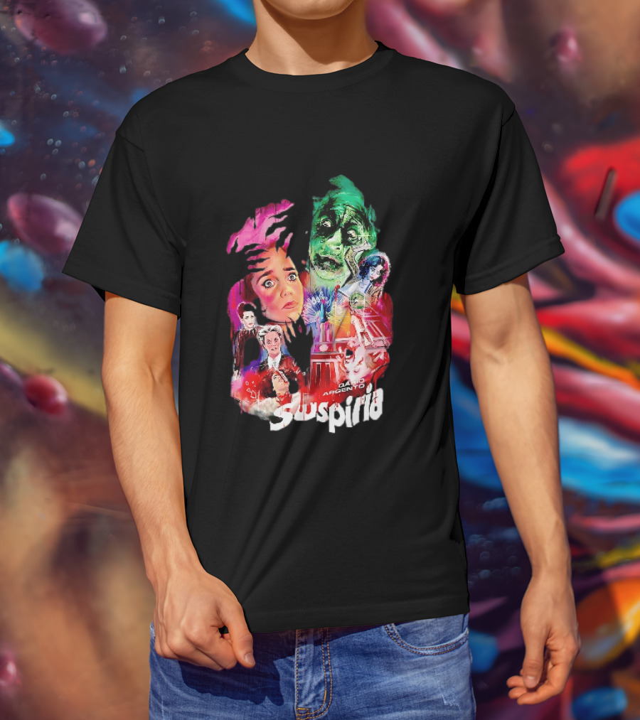 Suspiria Dario Argento Horror Collage Death Is Coming For You T-Shirt