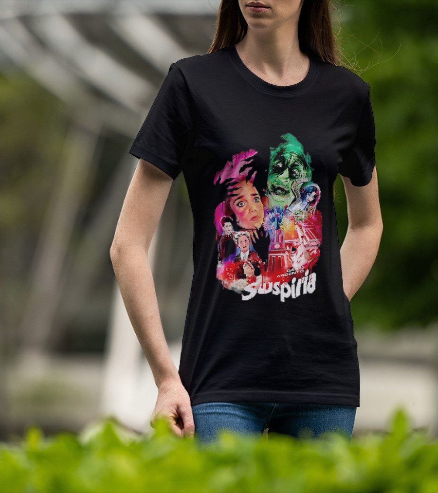 Suspiria Dario Argento Horror Collage Death Is Coming For You T-Shirt