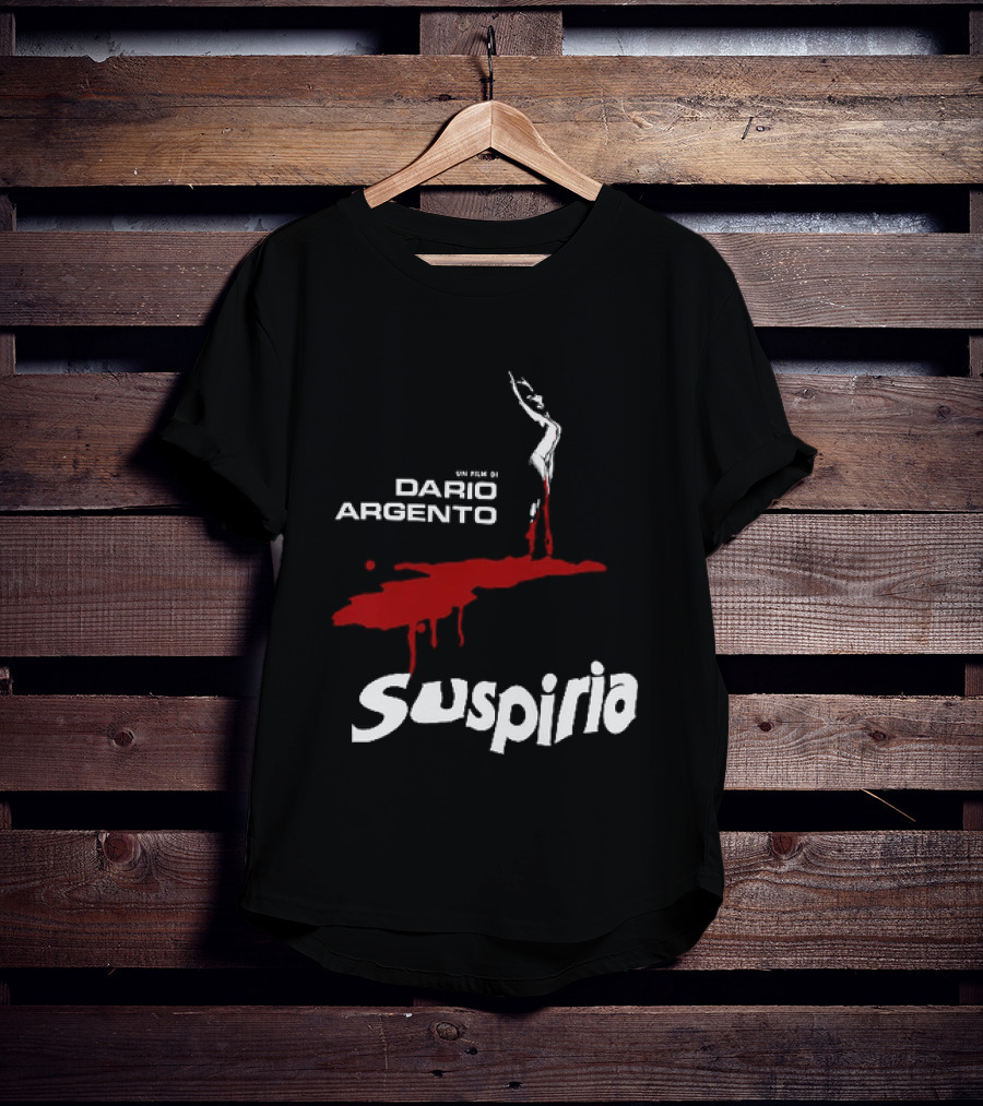 Dario Argento Suspiria Horror Classic Red Drip T-Shirt