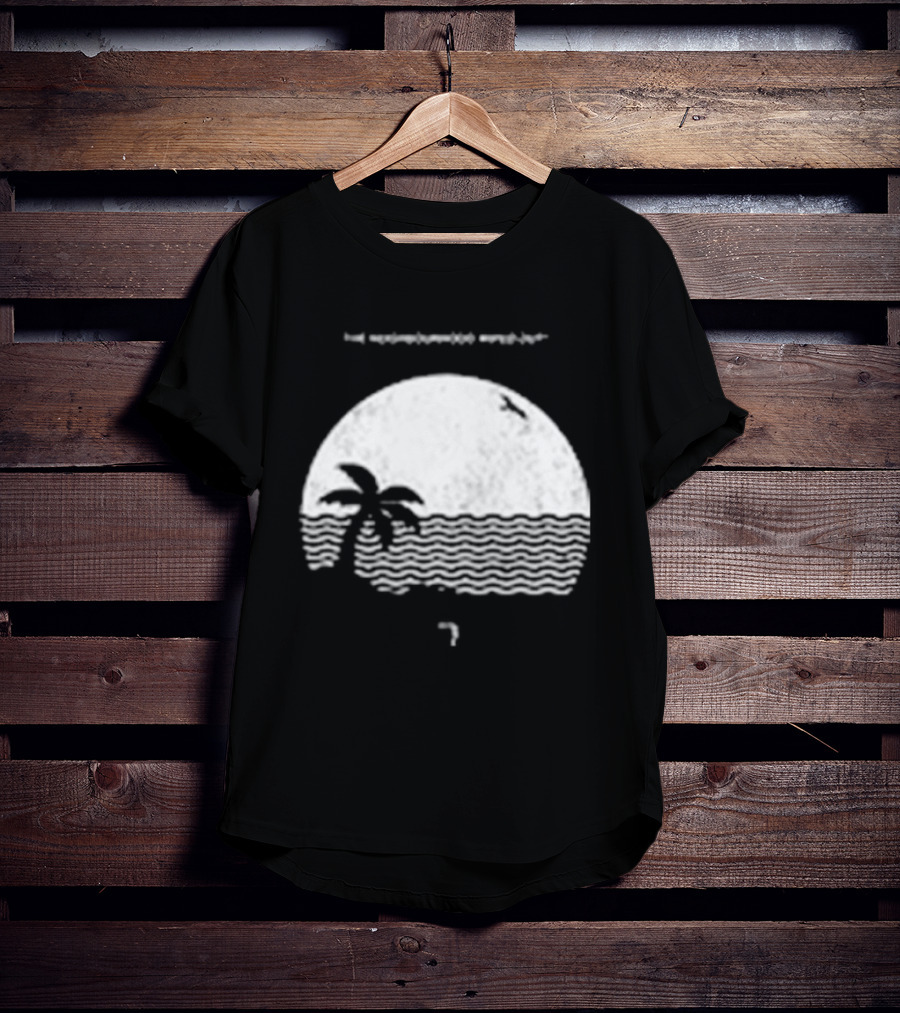 The Neighbourhood Wiped Out Album Palm Tree Beach Scene T-Shirt