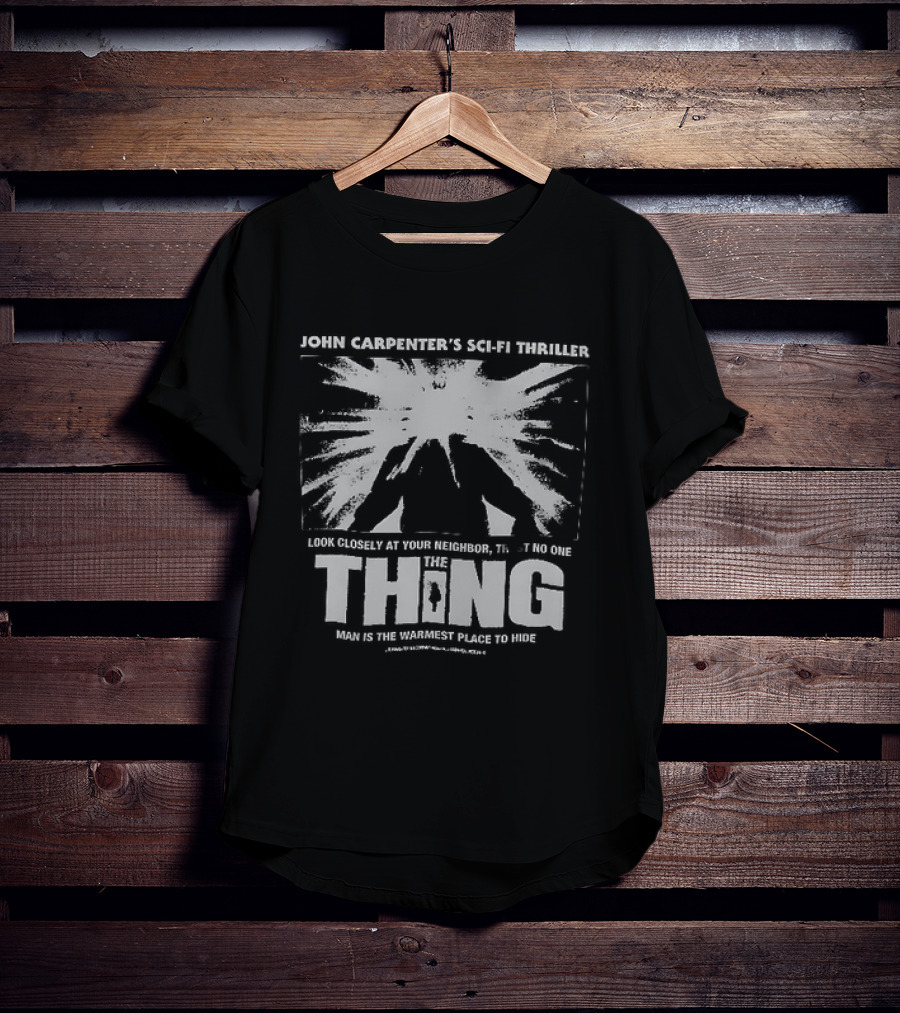 John Carpenter's Sci Fi Thriller The Thing 1982 Movie T-Shirt