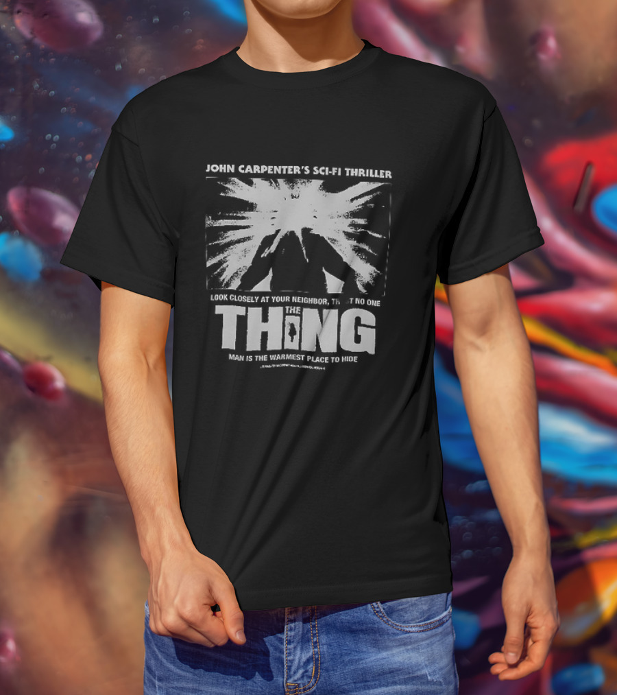 John Carpenter's Sci Fi Thriller The Thing 1982 Movie T-Shirt
