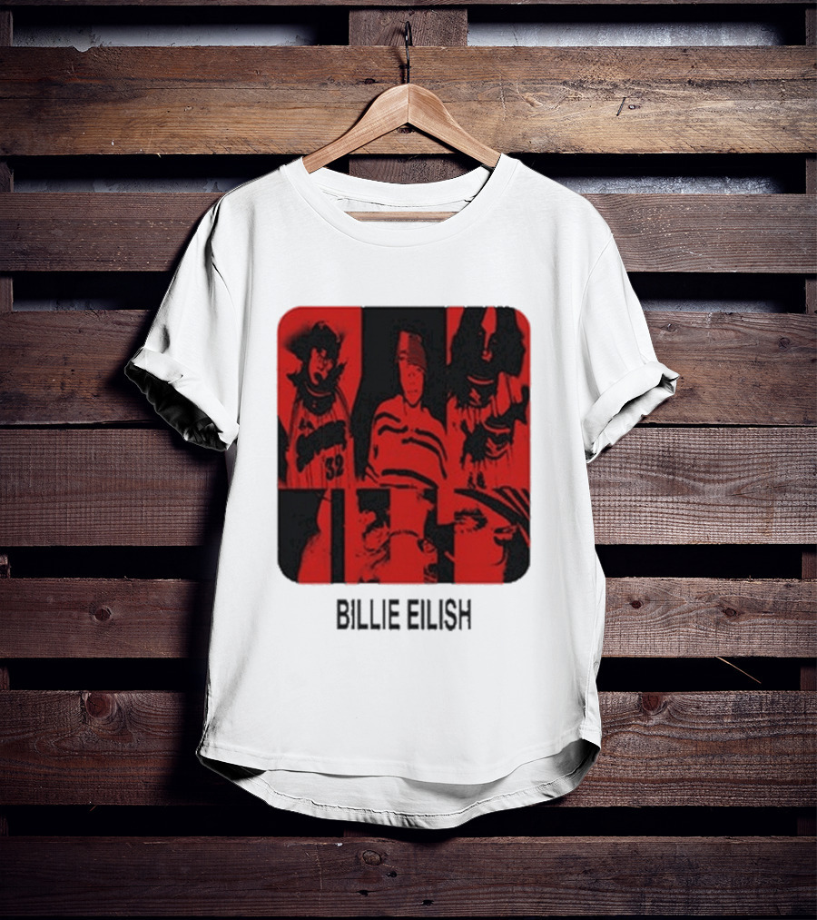 Billie Eilish Thermal Be Collage Photo T-Shirt