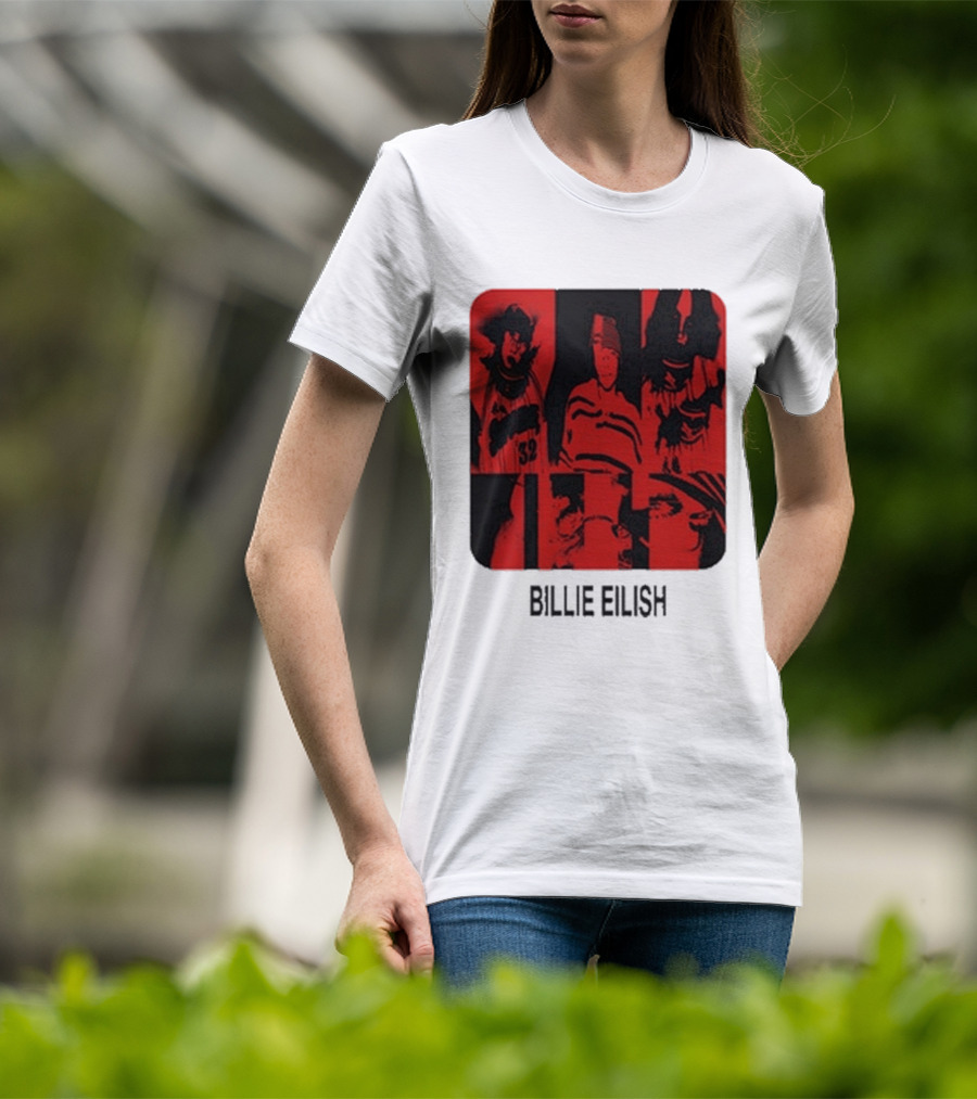 Billie Eilish Thermal Be Collage Photo T-Shirt