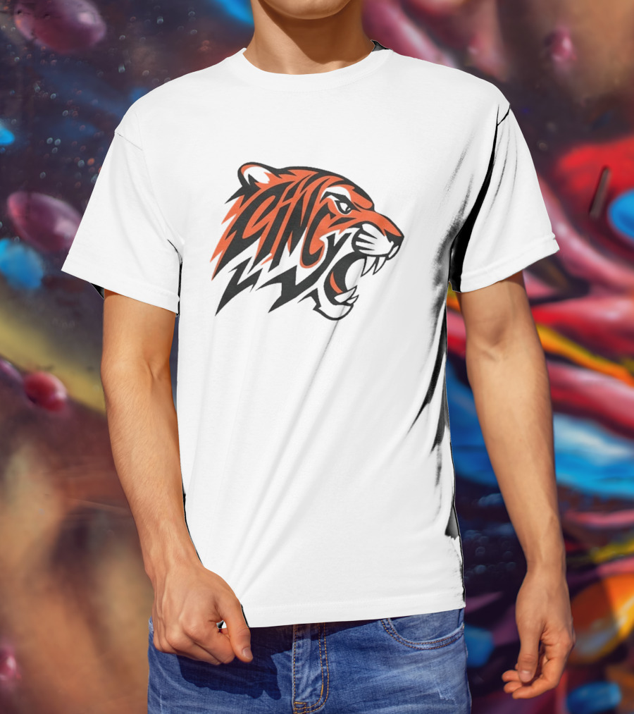 Cincy Tiger Stripes Roaring Bengal T-Shirt